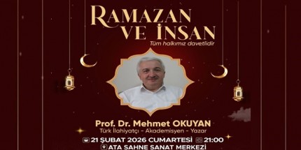İlahiyatçı Prof. Dr. Mehmet Okuyan Ata Sahne’de Vatandaşlarla Buluşuyor 